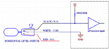 由uProcessor读取的水平电平开关